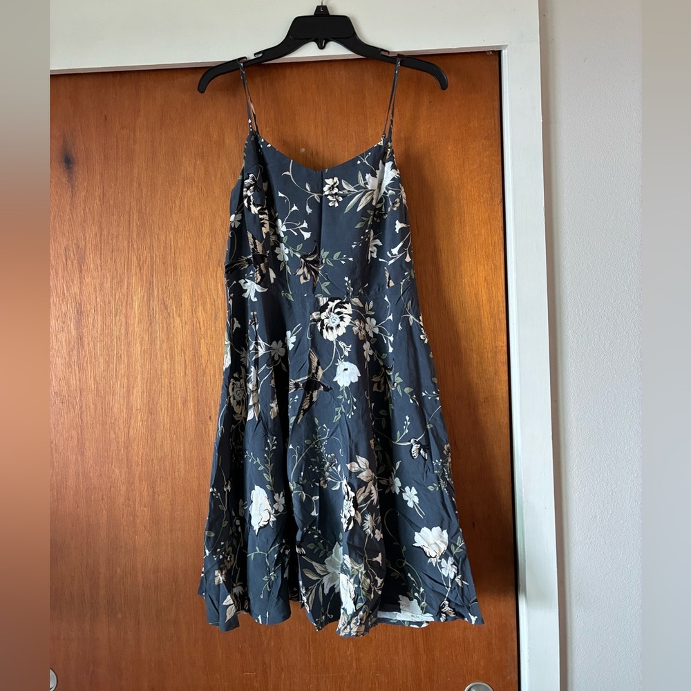Old Navy Blue and White Floral Dress